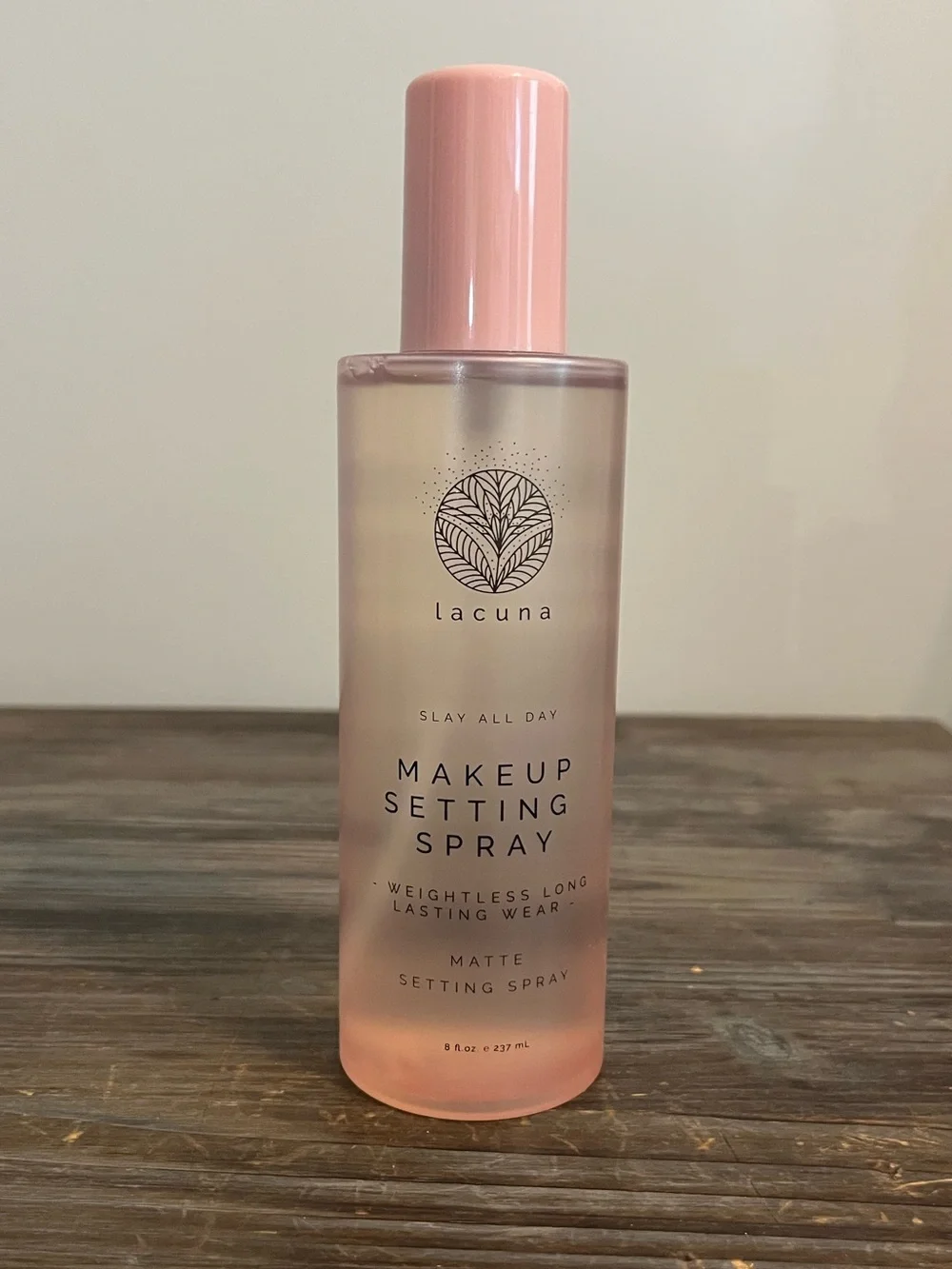 NWOB Lacuna Pink Matte Makeup Setting Spray - Long-Lasting Hold